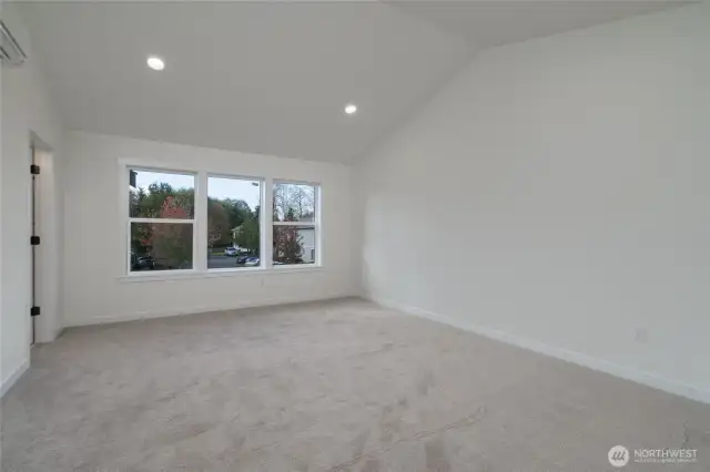 Upstairs Primary Bedroom - Pics are of a different 2834 plan. Features and colors may differ.