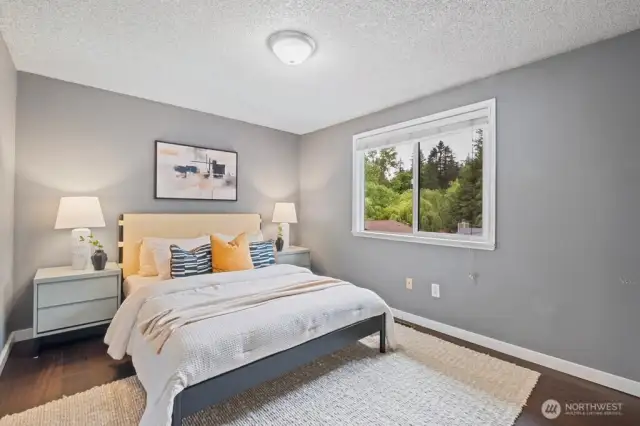 Spacious bedrooms