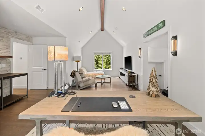 Upstairs Bedroom that has multiple uses