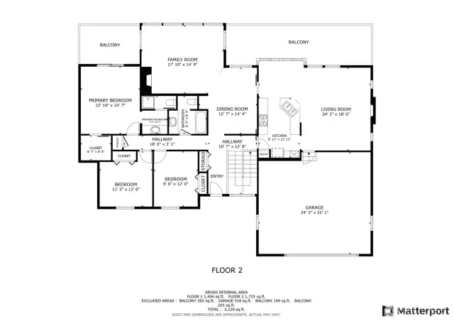 Main Level Floor Plan