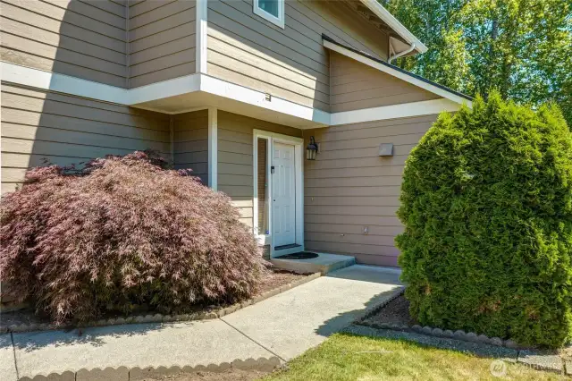 Front entry.