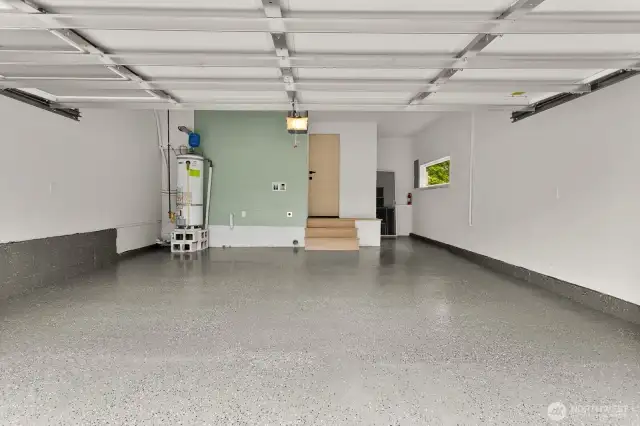 Attached 2 car Garage with laundry & additional storage