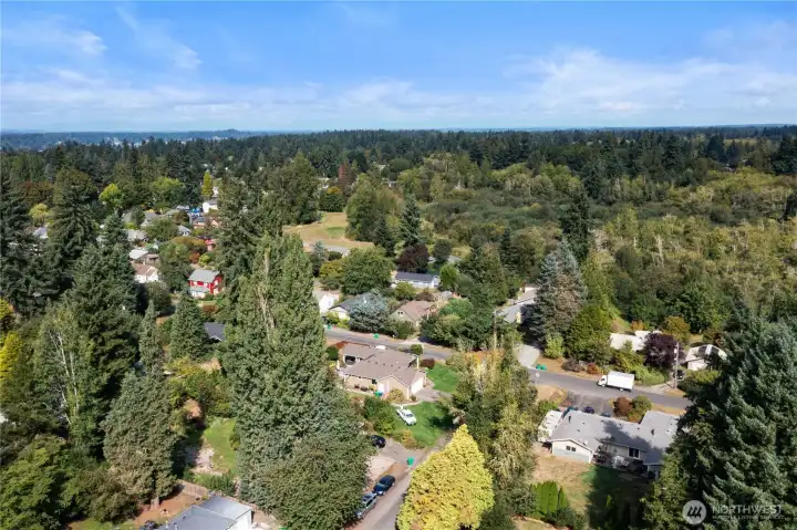 This birdseye view is looking northish. So close to Mission Creek Nature trails.