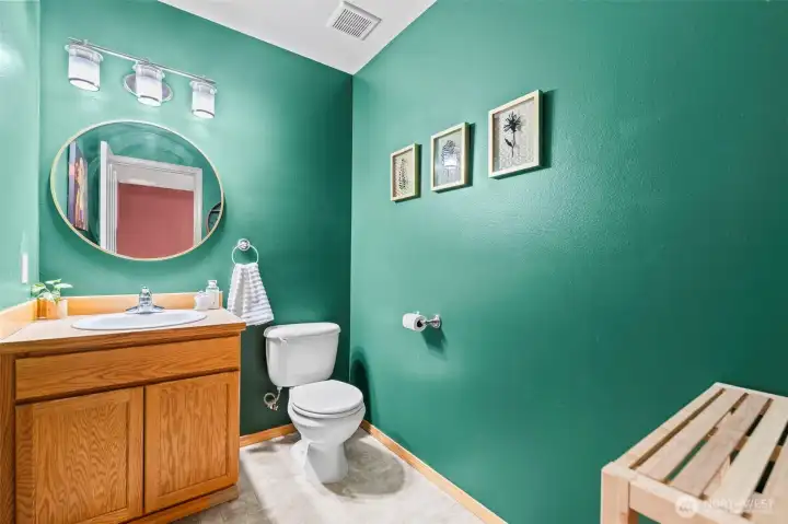 Half bath downstairs