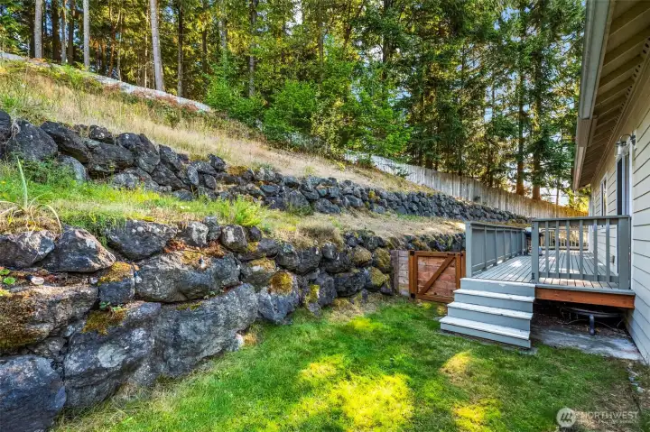 private backyard
