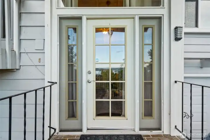 Covered Entry to home.