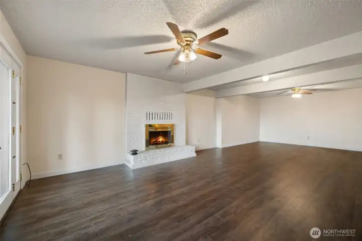 Another view of the lower level Great Room.