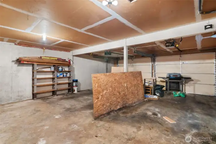 Oversized two car garage