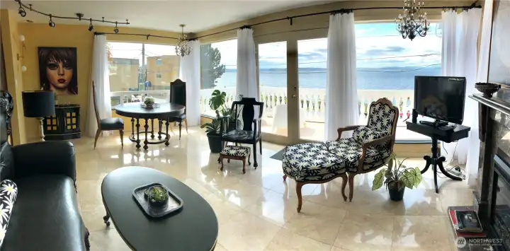 Upstairs unit can be primary suite