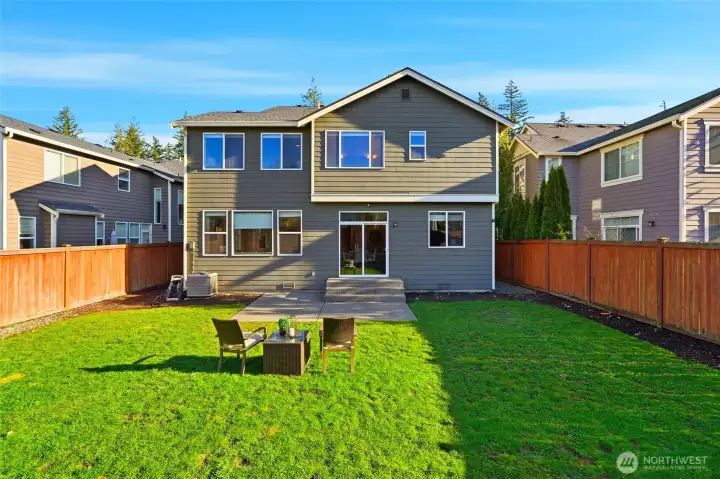 Expansive backyard for endless possibilities