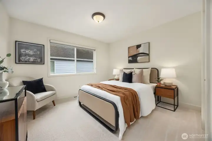 Upper level bedroom #3.