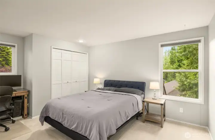 1 of 4 spacious upstairs bedrooms