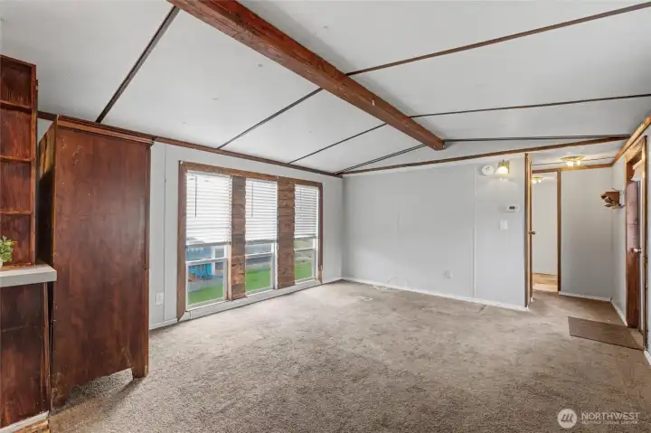 Wood accents add warmth & character.