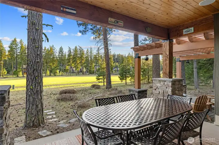 Covered outdoor patio