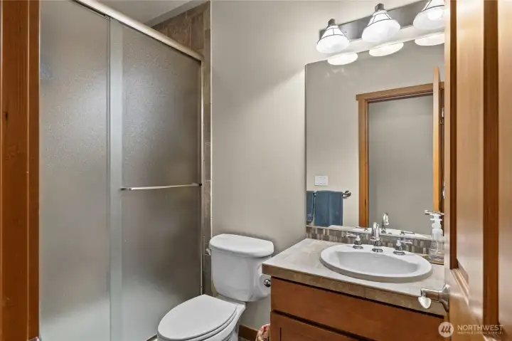 .75 bath on main floor