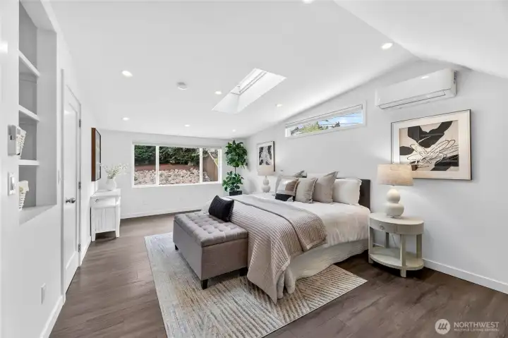 Incredible primary suite on the upper level!