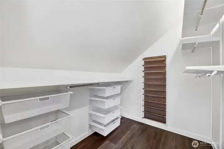 Primary walk-in closet