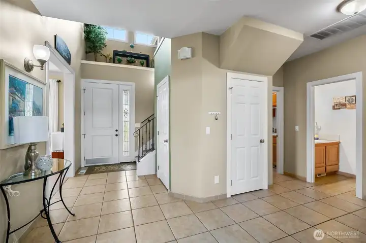wide entry way