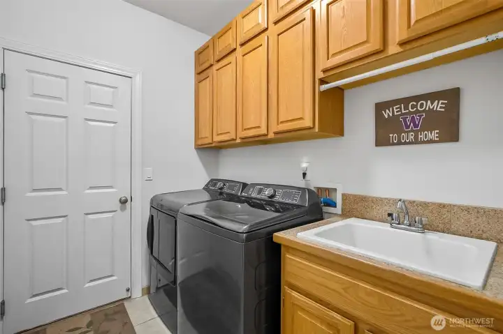 main floor utility room