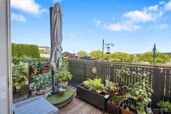 The patio adds such a wonderful touch to the unit. Sit outside and look at the views, the stars or simply relax! The patio adds such a wonderful touch to the unit. Sit outside and look at the views, the stars or simply relax!