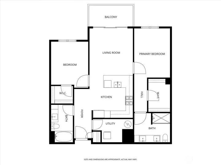 Floor plan of the unit. Floor plan of the unit.