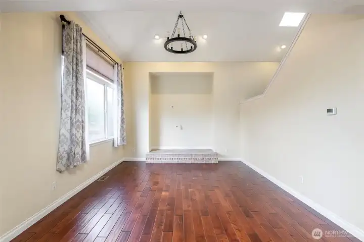 Open Family Room with Lots of light