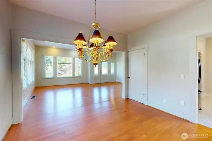 Beautiful hardwood floors on most of the main floor! Wood wrapped windows, too. Beautiful hardwood floors on most of the main floor! Wood wrapped windows, too.