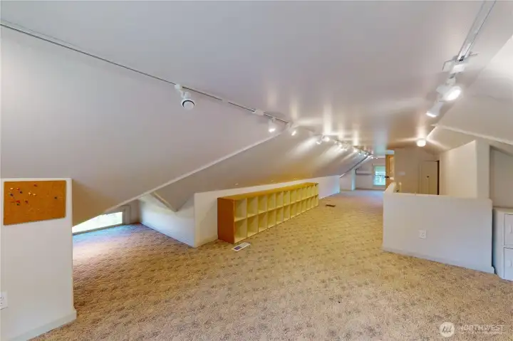 Upstairs attic space is finished and has loads of potential! Upstairs attic space is finished and has loads of potential!