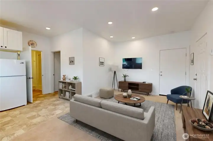 VIRTUALLY STAGED- Finished space in the garage. VIRTUALLY STAGED- Finished space in the garage.