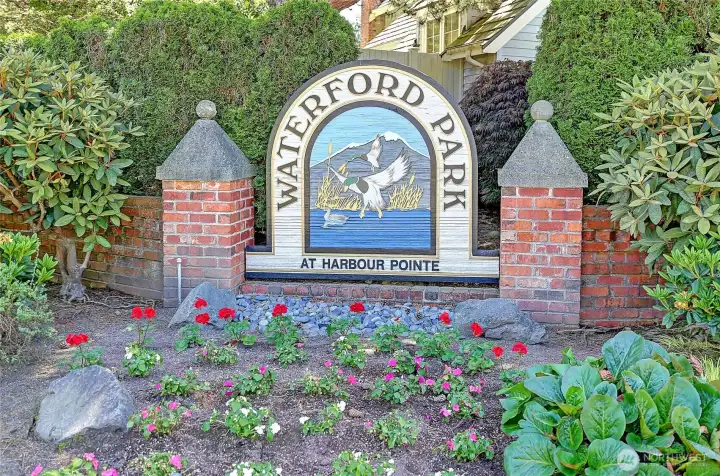 Waterford Park  part of the desirable Harboure Pointe Neighborhood