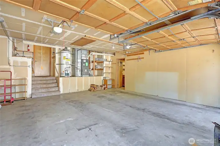 Large garage space