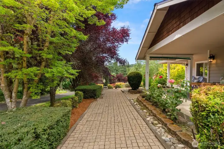 Walkway to the front porch