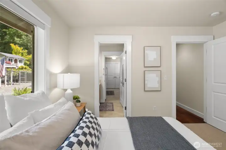 Another view of the 2nd bedroom with en suite bathroom