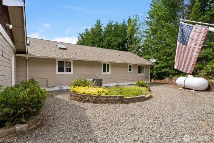 another view of the side yard