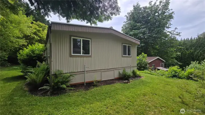 newly painted exterior