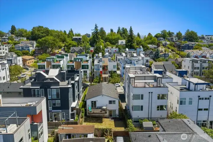 Drone shot again from front.