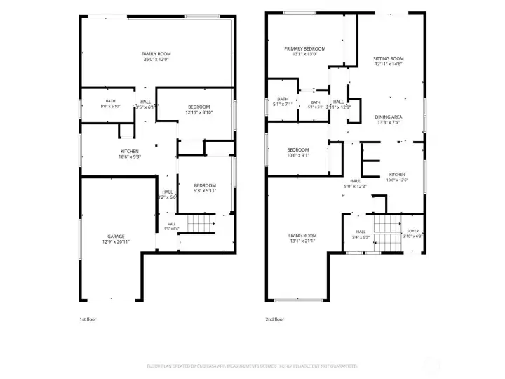 Upstairs living room