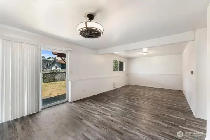 Downstairs living room