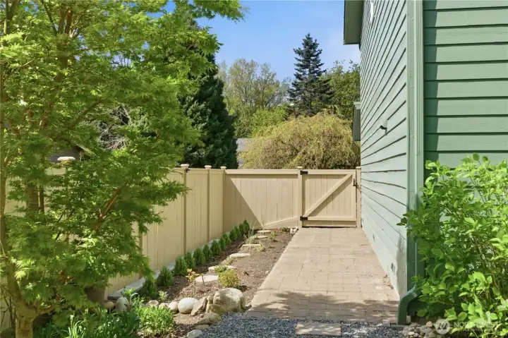 South side garden.