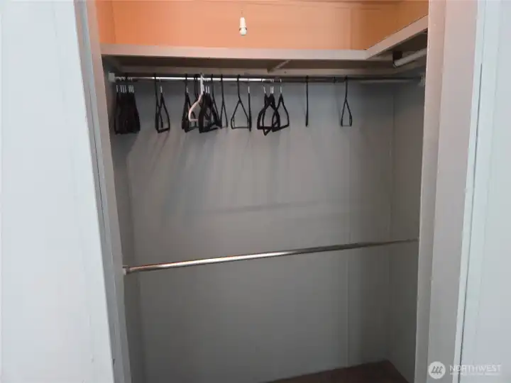 Large master closet Large master closet