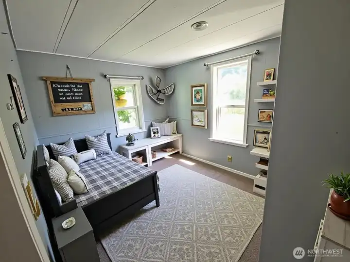 Virtually staged bedroom #3 Virtually staged bedroom #3