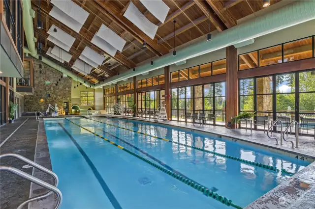 Indoor pool.