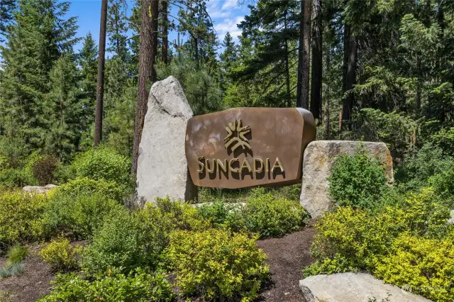 Suncadia entrance.