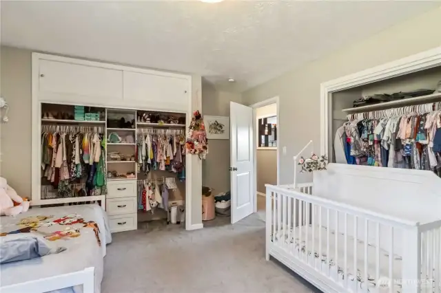 Bedroom #1 closet space