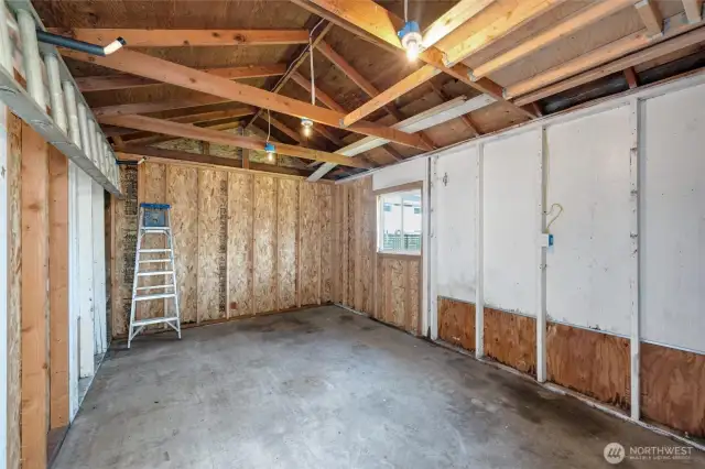 This could be insulated and make a nice studio or just use it the way it is.