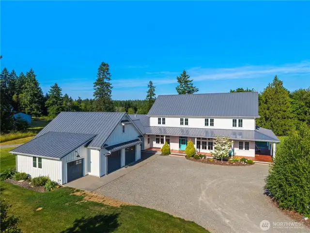 Front of the home facing west. Talk about gorgeous!