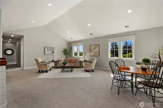 Upstairs great room/entertainment room!