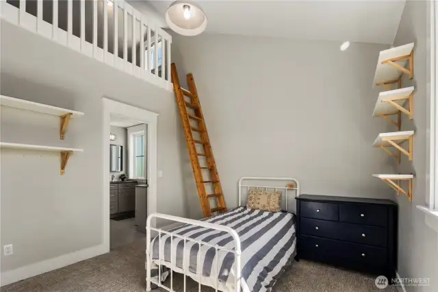 Fourth bedroom on the second floor.