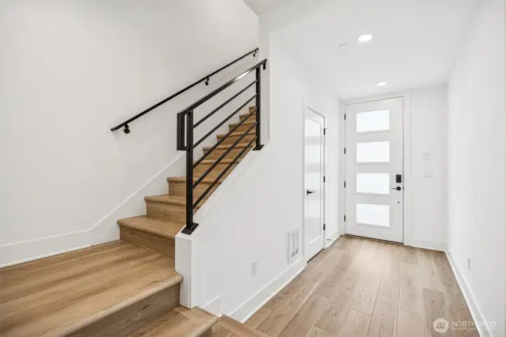 Entry of actual home