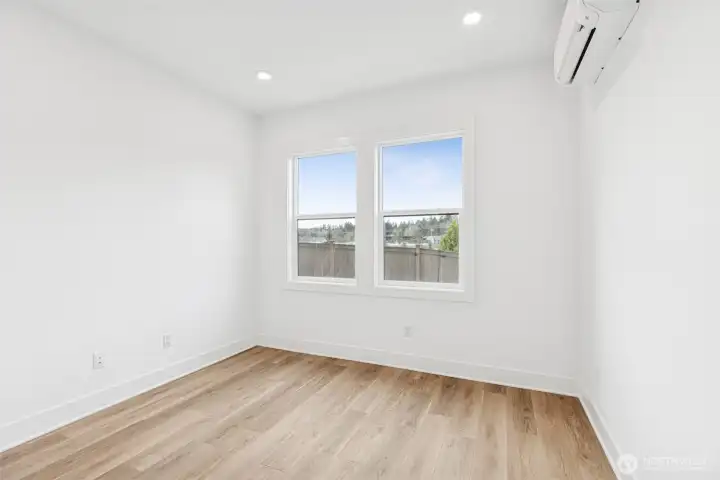 Secondary bedroom on lower floor